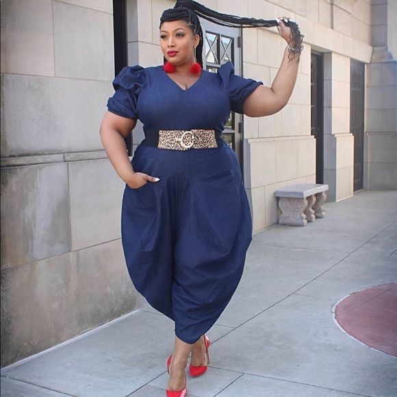 She’s Comfy Denim Jumpsuit - Picture 1 of 3